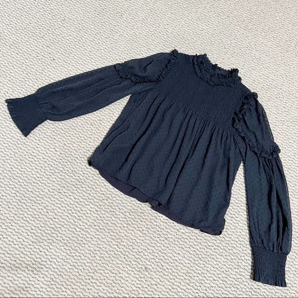 Zara‎ Plumetis Top Black - Picture 10 of 12